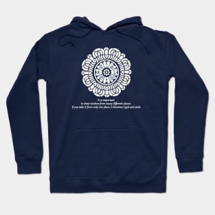 White Lotus Wisdom Hoodie